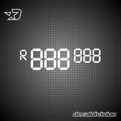 Vehicle Price Sticker Set
